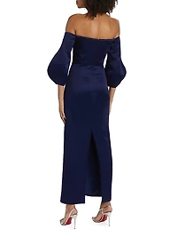 Ponza Satin Gown