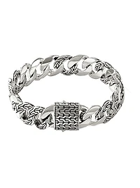 Sterling Silver Curb Link Bracelet