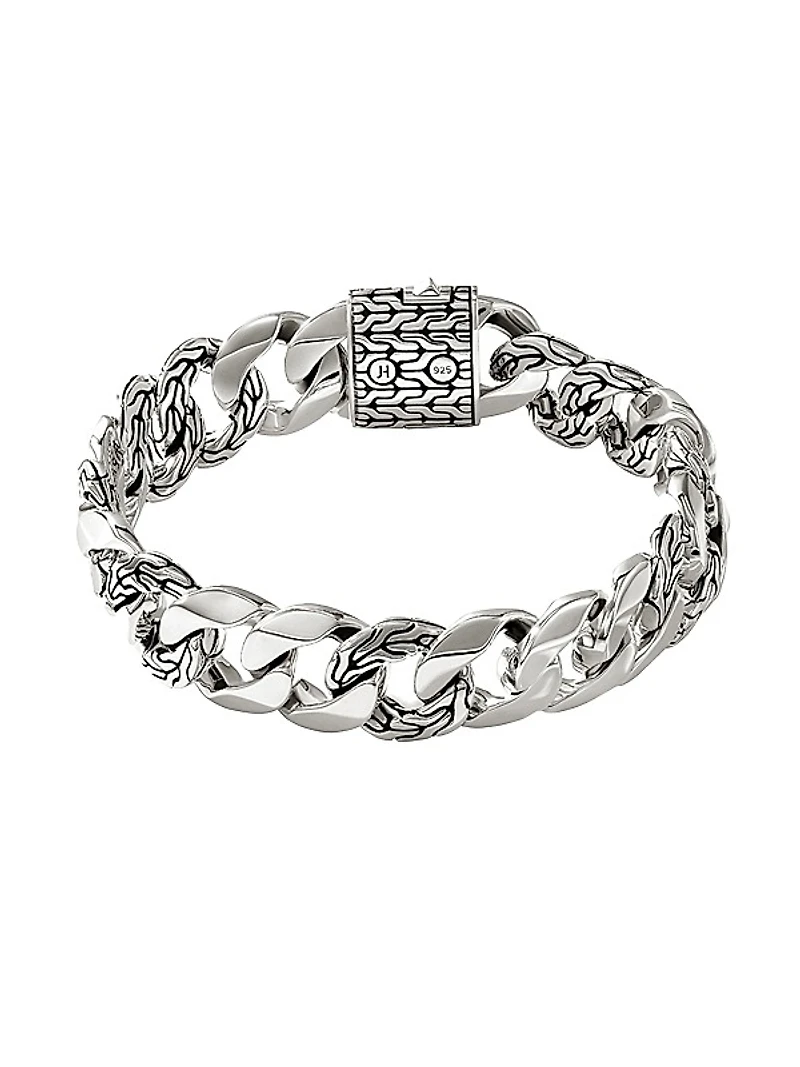 Sterling Silver Curb Link Bracelet