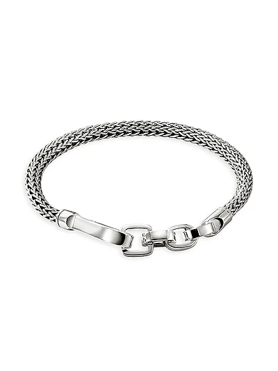 Sterling Silver Clasp Bracelet