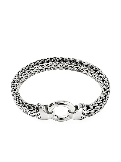 Sterling Silver Flat Chain Bracelet