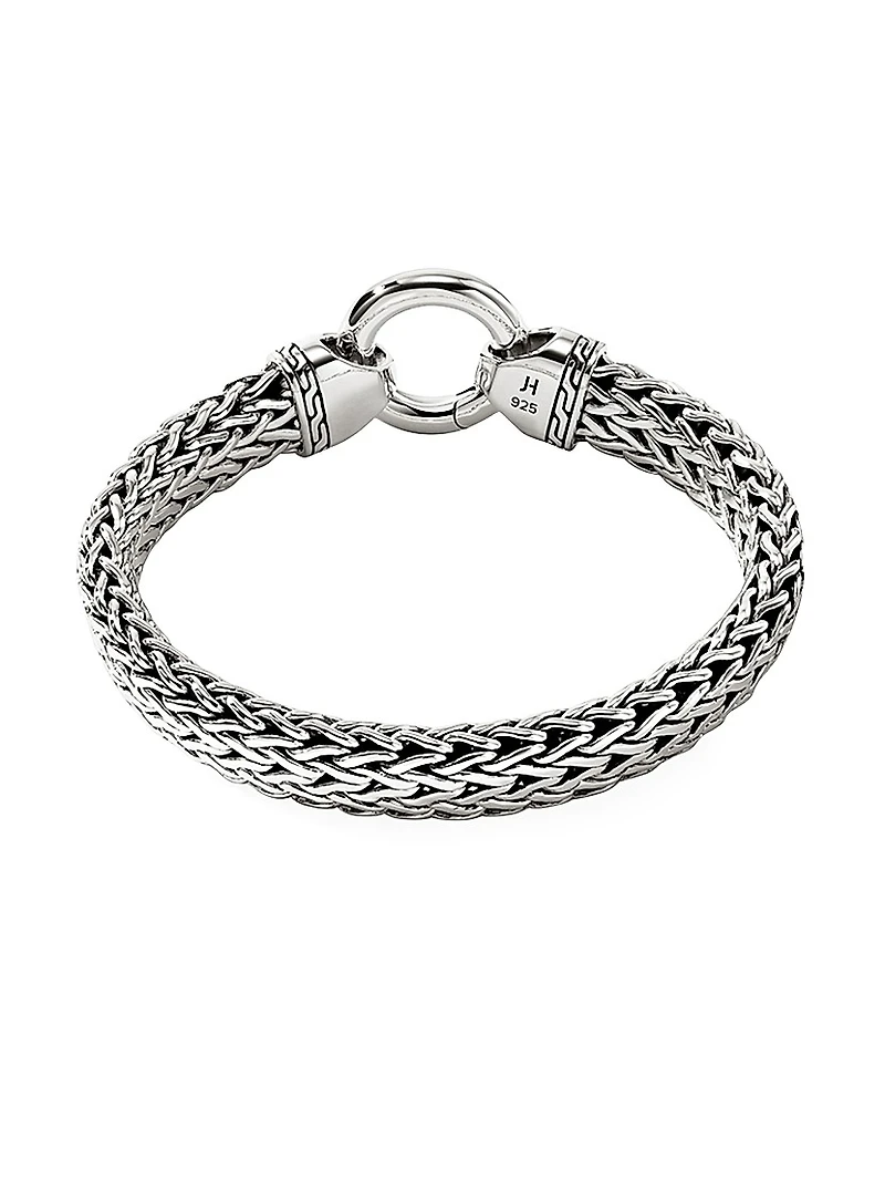 Sterling Silver Flat Chain Bracelet