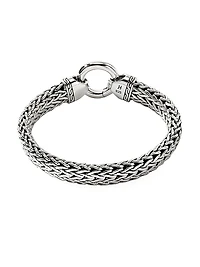 Sterling Silver Flat Chain Bracelet