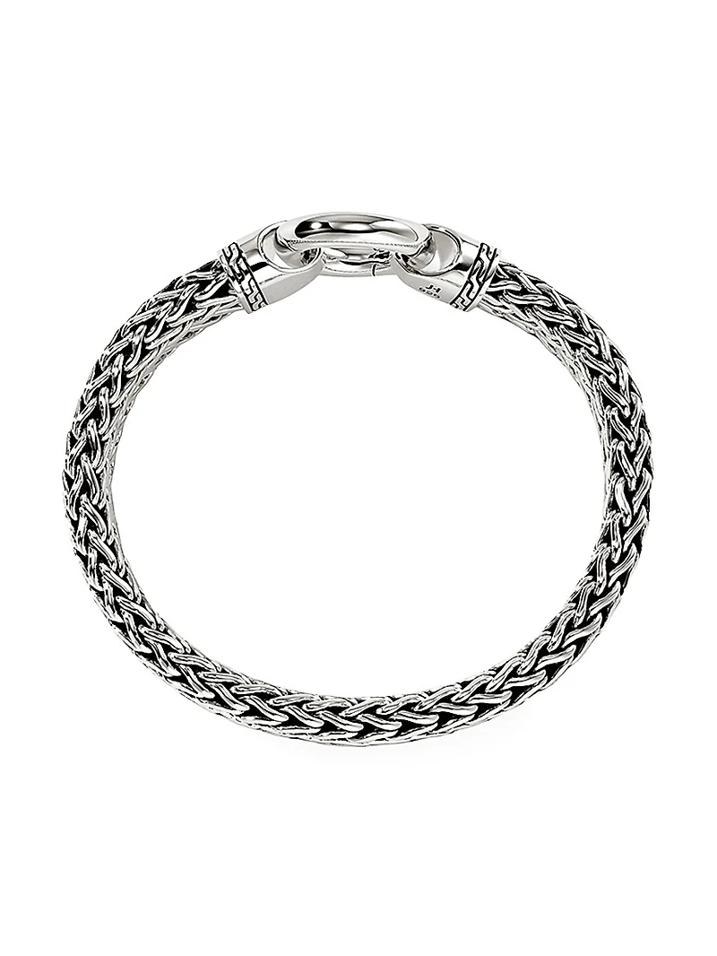 Sterling Silver Flat Chain Bracelet