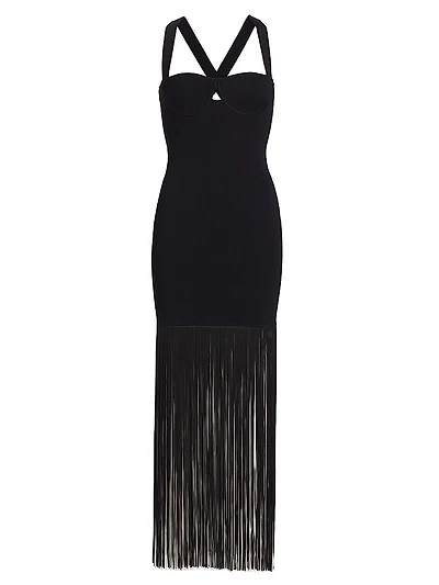 Mia Fringe Maxi Dress