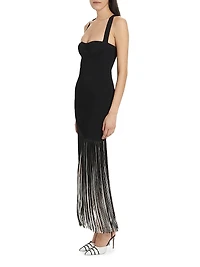 Mia Fringe Maxi Dress
