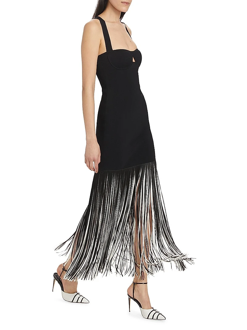 Mia Fringe Maxi Dress