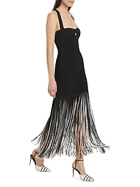 Mia Fringe Maxi Dress