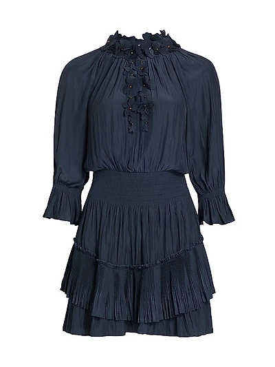 Alison Pleated Minidress