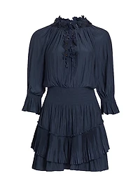 Alison Pleated Minidress