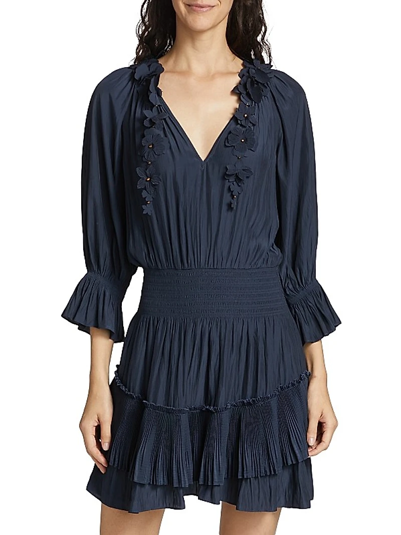 Alison Pleated Minidress