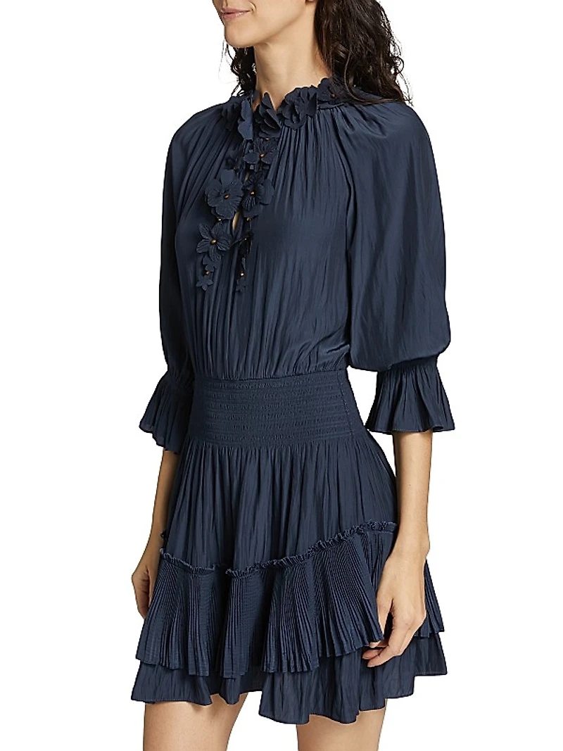 Alison Pleated Minidress