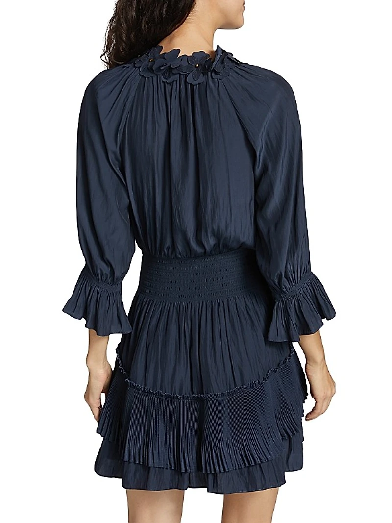 Alison Pleated Minidress