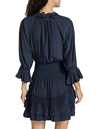 Alison Pleated Minidress