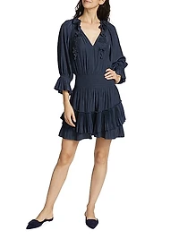 Alison Pleated Minidress
