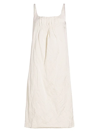 Jerry Crinkled Shift Midi-Dress