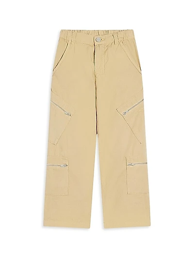 Little Boy's & Boy’s Cotton Multi-Pocket Pants