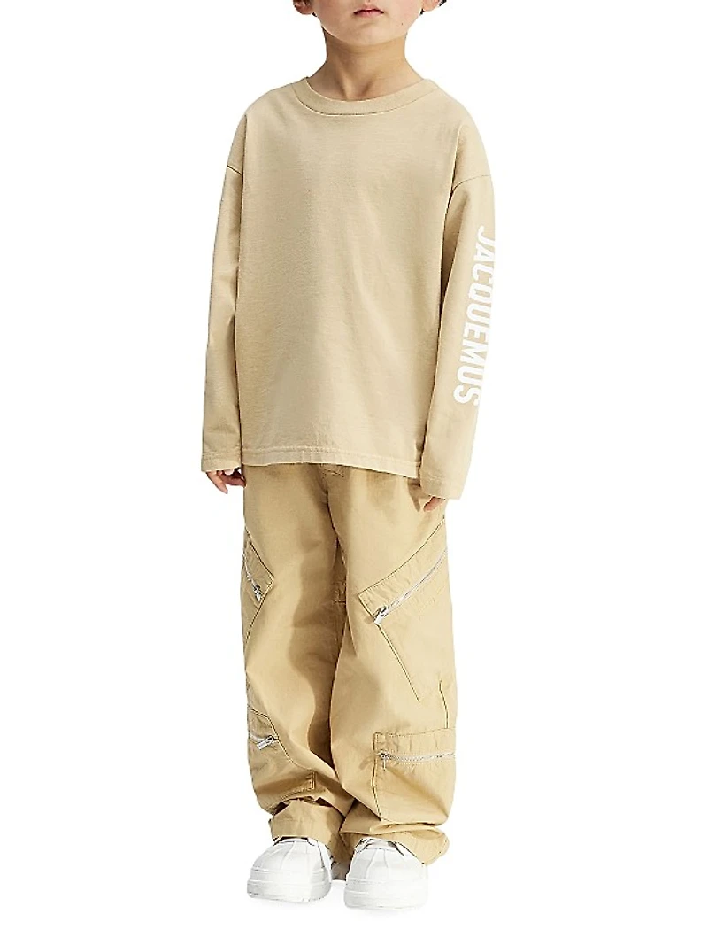 Little Boy's & Boy’s Cotton Multi-Pocket Pants