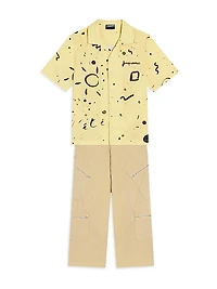 Little Boy's & Boy’s Cotton Multi-Pocket Pants