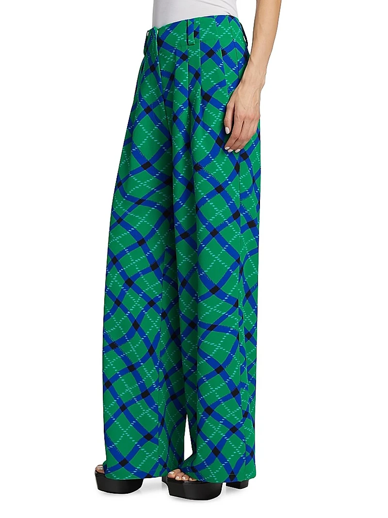 Bloo Plaid Relaxed Pants