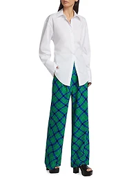 Bloo Plaid Relaxed Pants