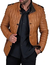 Leather Field Jacket