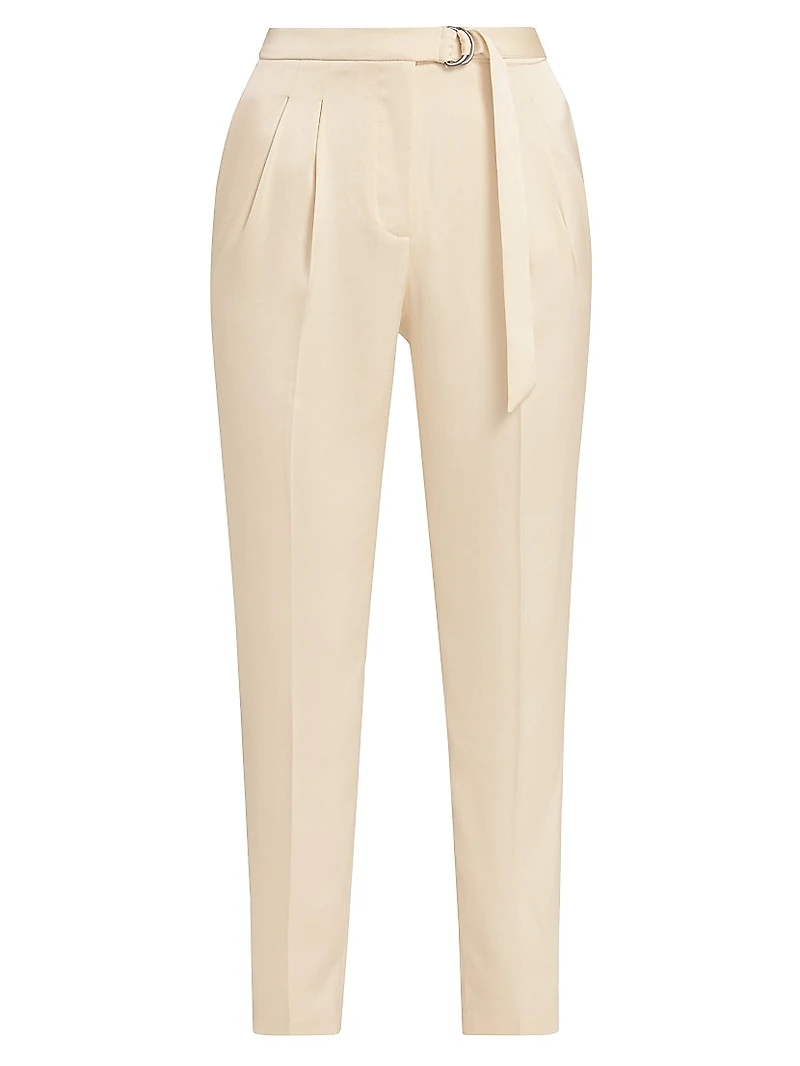 Paige Satin Belted Pants