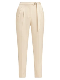 Paige Satin Belted Pants