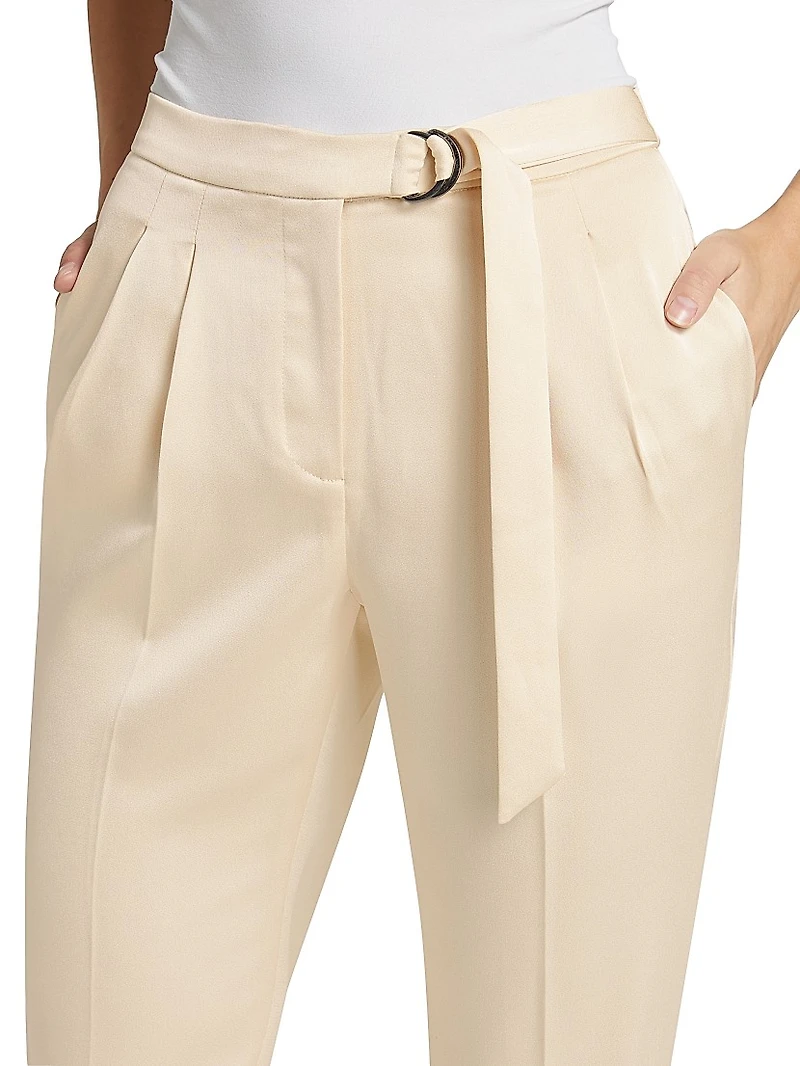 Paige Satin Belted Pants
