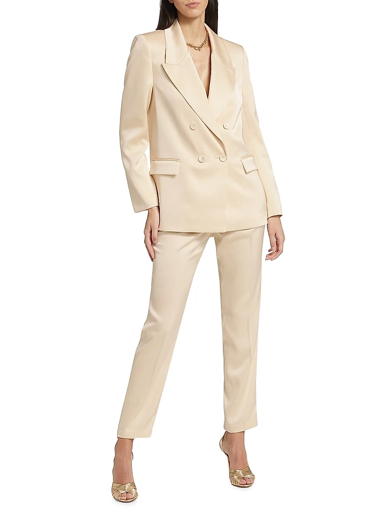 Paige Satin Belted Pants