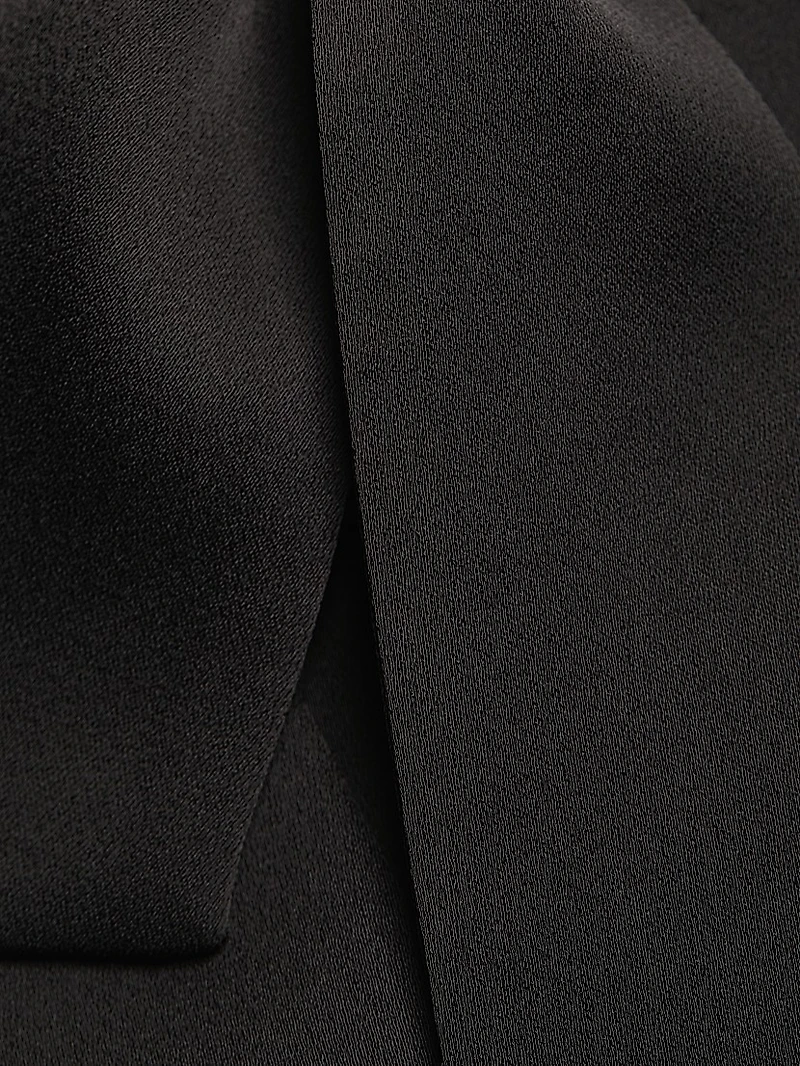 Christina Tuxedo Side-Tie Minidress