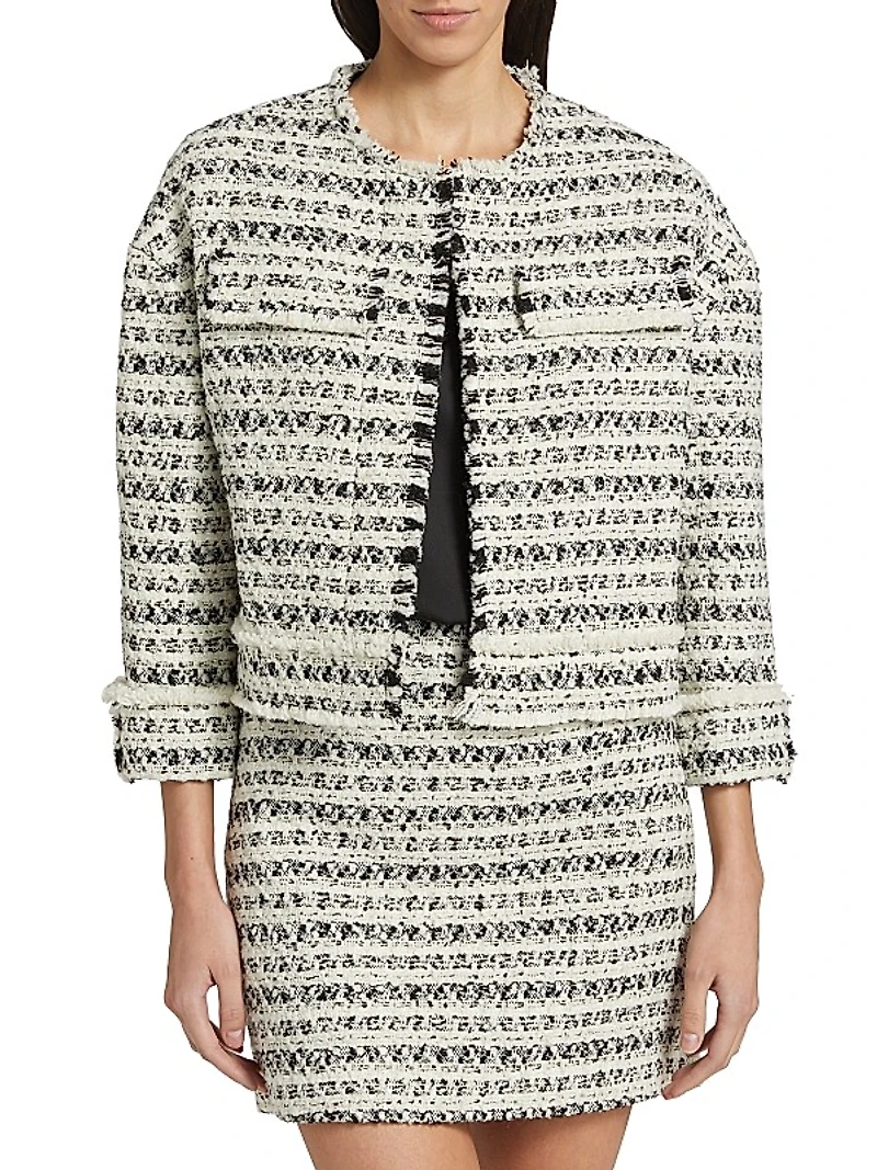 Christie Cropped Tweed Jacket