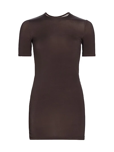 Jersey O-Ring Minidress