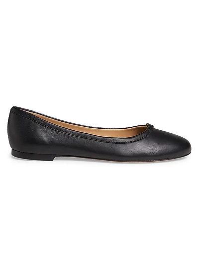 Marcie Leather Ballet Flats
