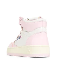 Medalist Two-Tone High-Top Sneakers