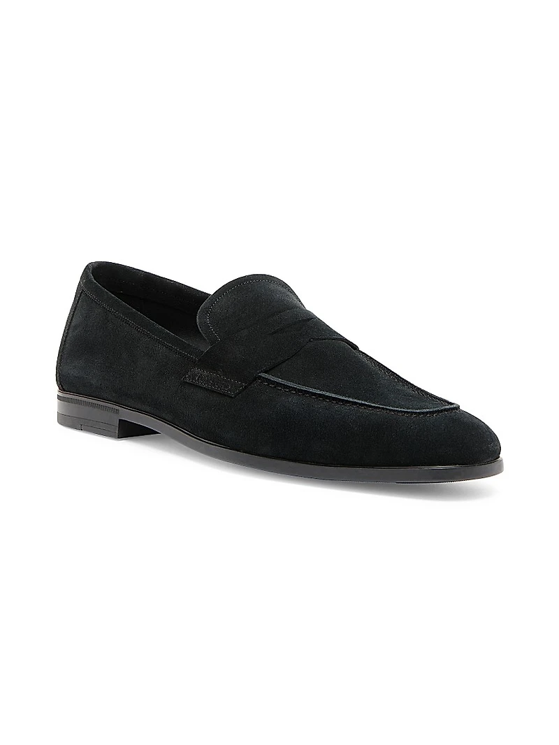 Sean Suede Penny Loafers