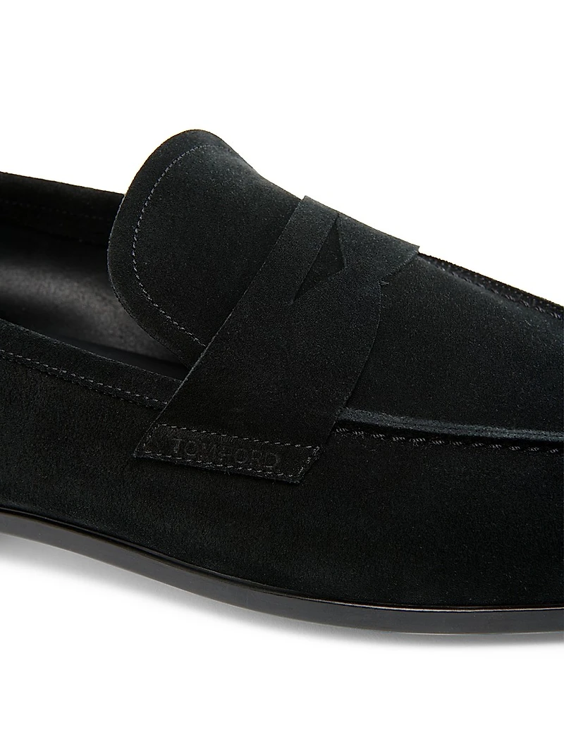 Sean Suede Penny Loafers