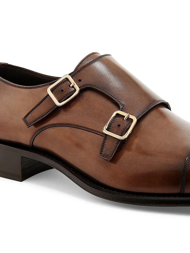 Claydon Double-Monk-Strap Shoes