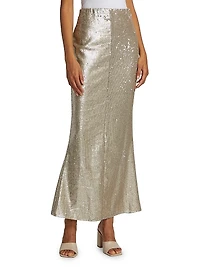 Roseline Sequined Maxi Skirt