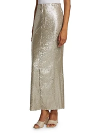 Roseline Sequined Maxi Skirt
