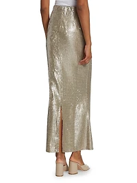 Roseline Sequined Maxi Skirt
