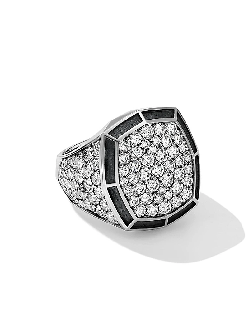 Streamline Signet Ring in Sterling Silver