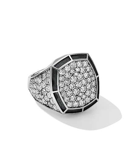 Streamline Signet Ring in Sterling Silver