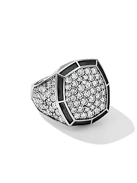 Streamline Signet Ring in Sterling Silver