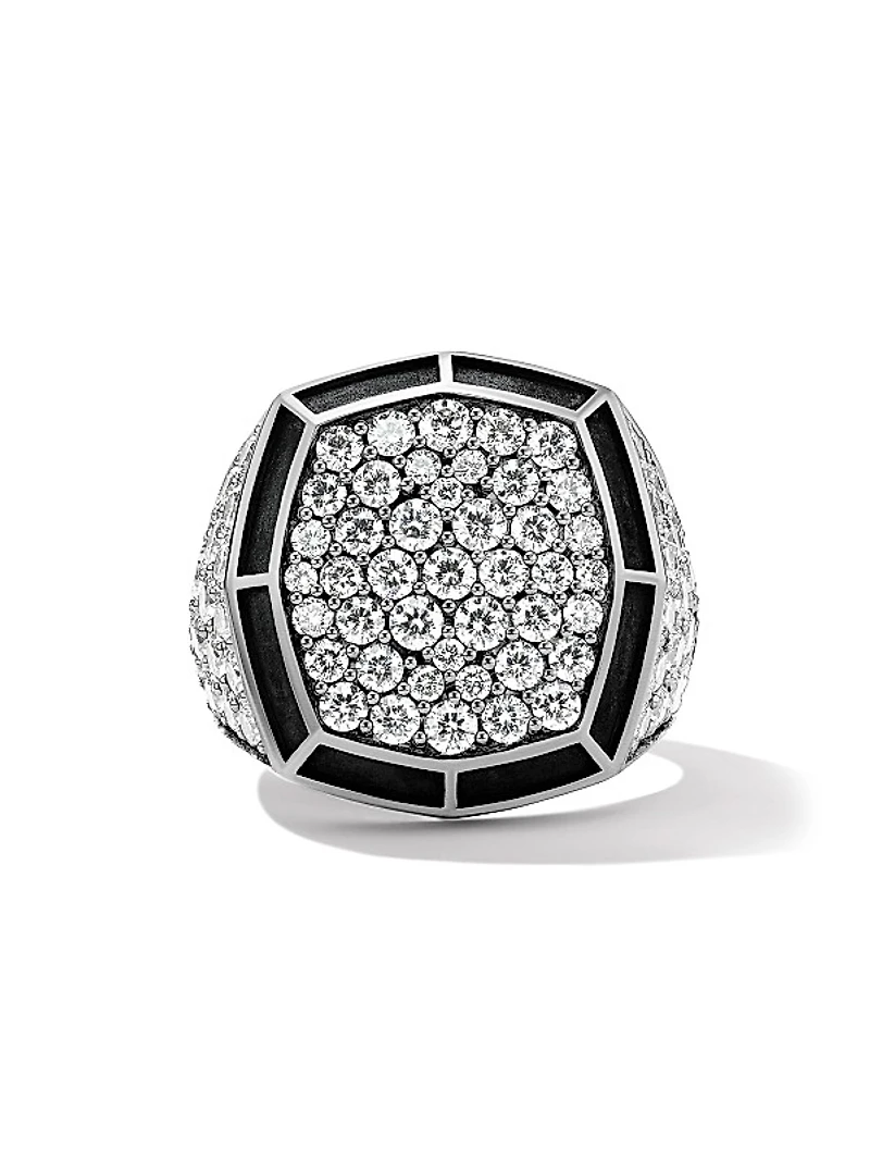 Streamline Signet Ring in Sterling Silver