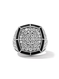 Streamline Signet Ring in Sterling Silver