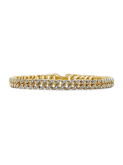 Curb Chain Bracelet 18K Yellow Gold