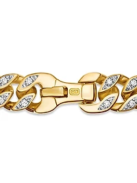 Curb Chain Bracelet 18K Yellow Gold