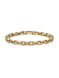 Streamline Heirloom Chain Link Bracelet 18K Yellow Gold