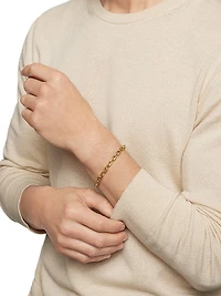 Streamline Heirloom Chain Link Bracelet 18K Yellow Gold